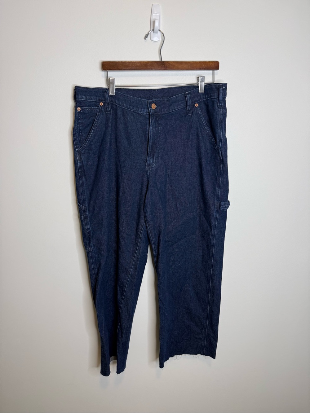Gap 90s Loose Carpenter Mid Rise Jeans blue size 32 / 14